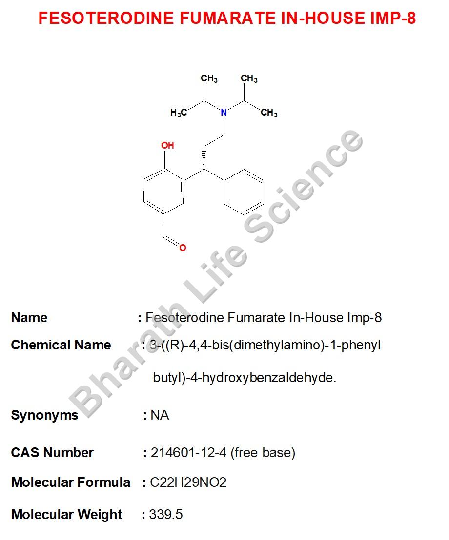 Fesoterodine Fumarate In-House Imp-8